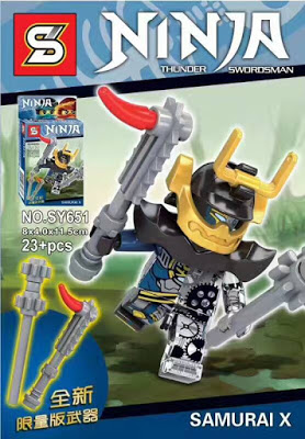 SY 651 Ninjago with Half Transparent Bodies