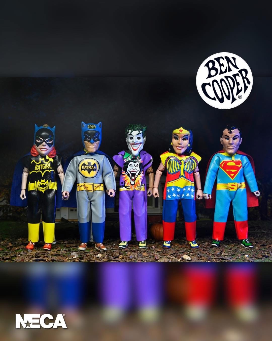 Pre-order : DC Comics x Ben Cooper Costume Kids Collection Series 5 Clothed Action Figure (Set of 5) by NECA