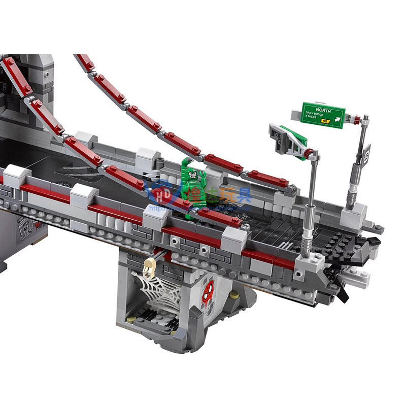 SY840 Heroes Assemble Spider man Web Warriors Ultimate Bridge Battle 1,179pcs