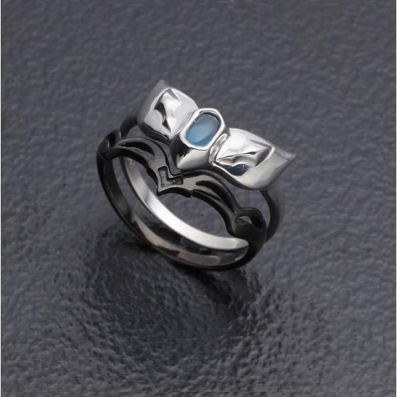 PRE-ORDER : Ultraman Geed Color Timer Silver925 Ring (Set of 2)