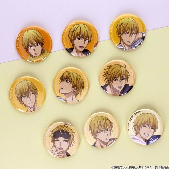 PRE-ORDER : [Hapikuro!] Kuroko's Basketball KUROCORZET Memorial Can Badge (Random)