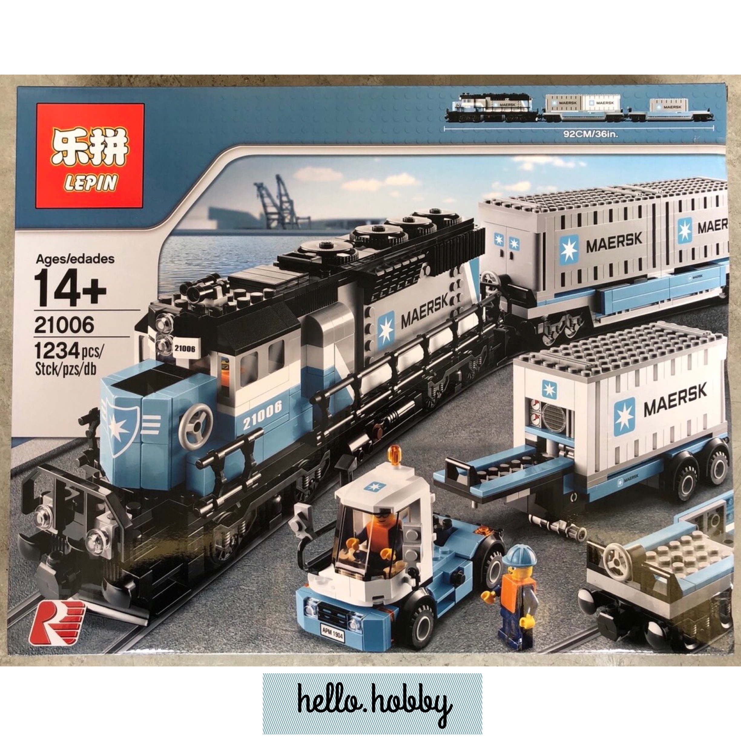 Lepin 21006 Maersk Train 1234pcs