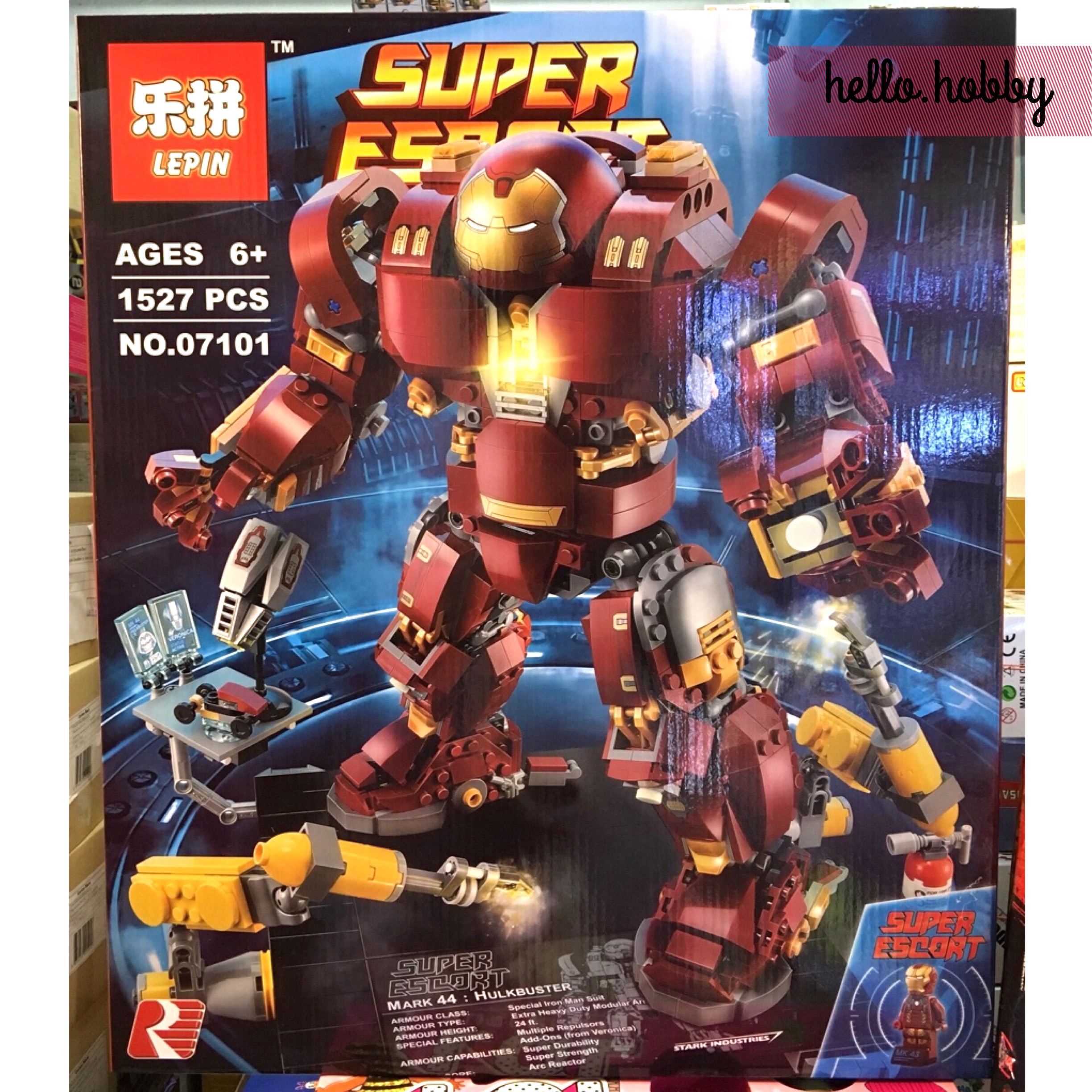 Lepin 07101 The Hulkbuster: Ultron Edition 1527pcs