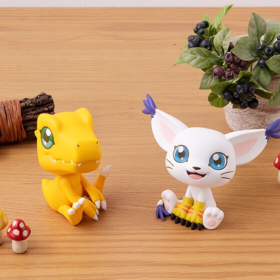 PRE-ORDER : Rukappu Digimon Adventure Agumon & Tailmon Set [Limited Benefits with Cushion]