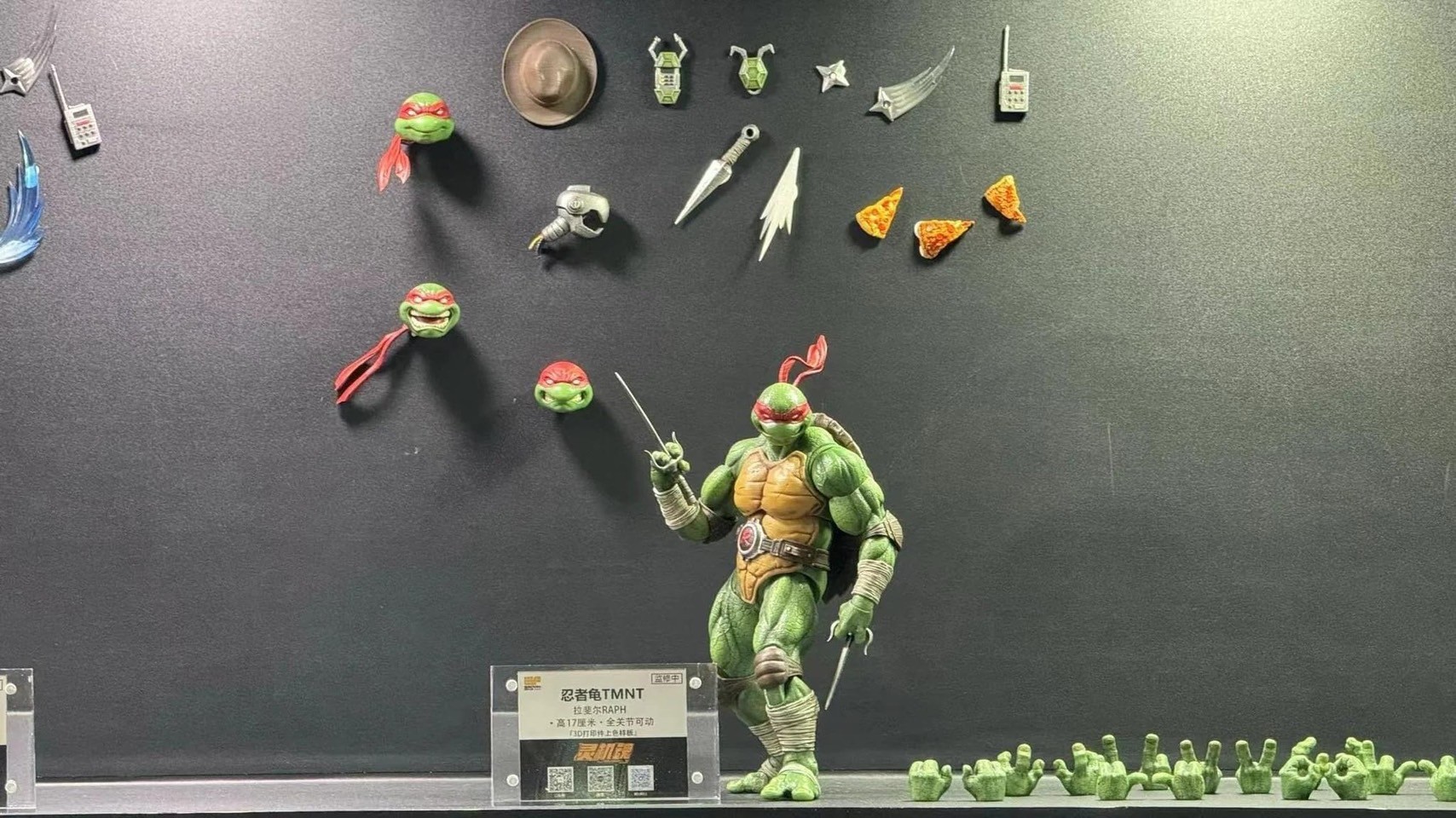 Pre-order : 1/12 TMNT Teenage Mutant Ninja Turtles Leonardo / Raphael Action Figure by LingJiHun