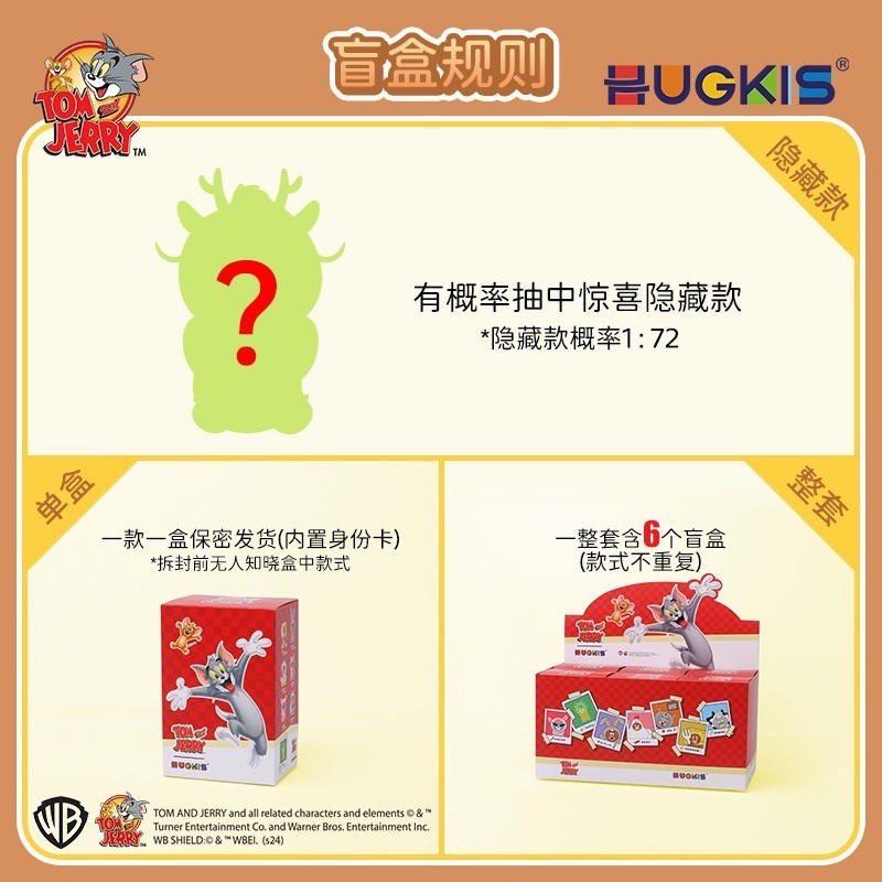 ตุ๊กตาทอมเจอรี่ - Tom & Jerry Plush Zodiac Series by Hugkis