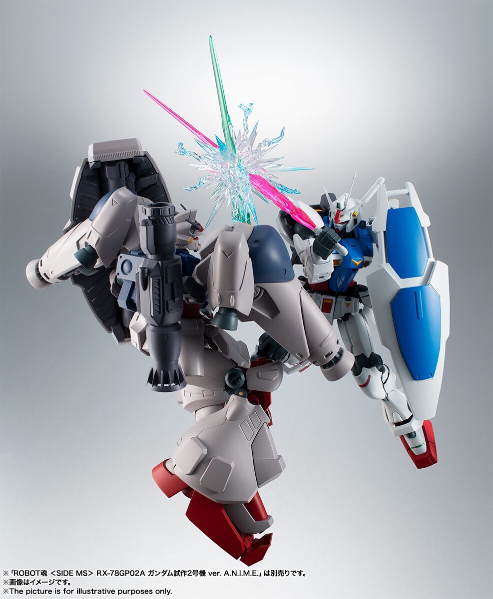 Pre-order : ROBOT SPIRIT SIDE MS RX-78GP02A GUNDAM PROTOTYPE 02 VER. A.N.I.M.E. ACTION FIGURE