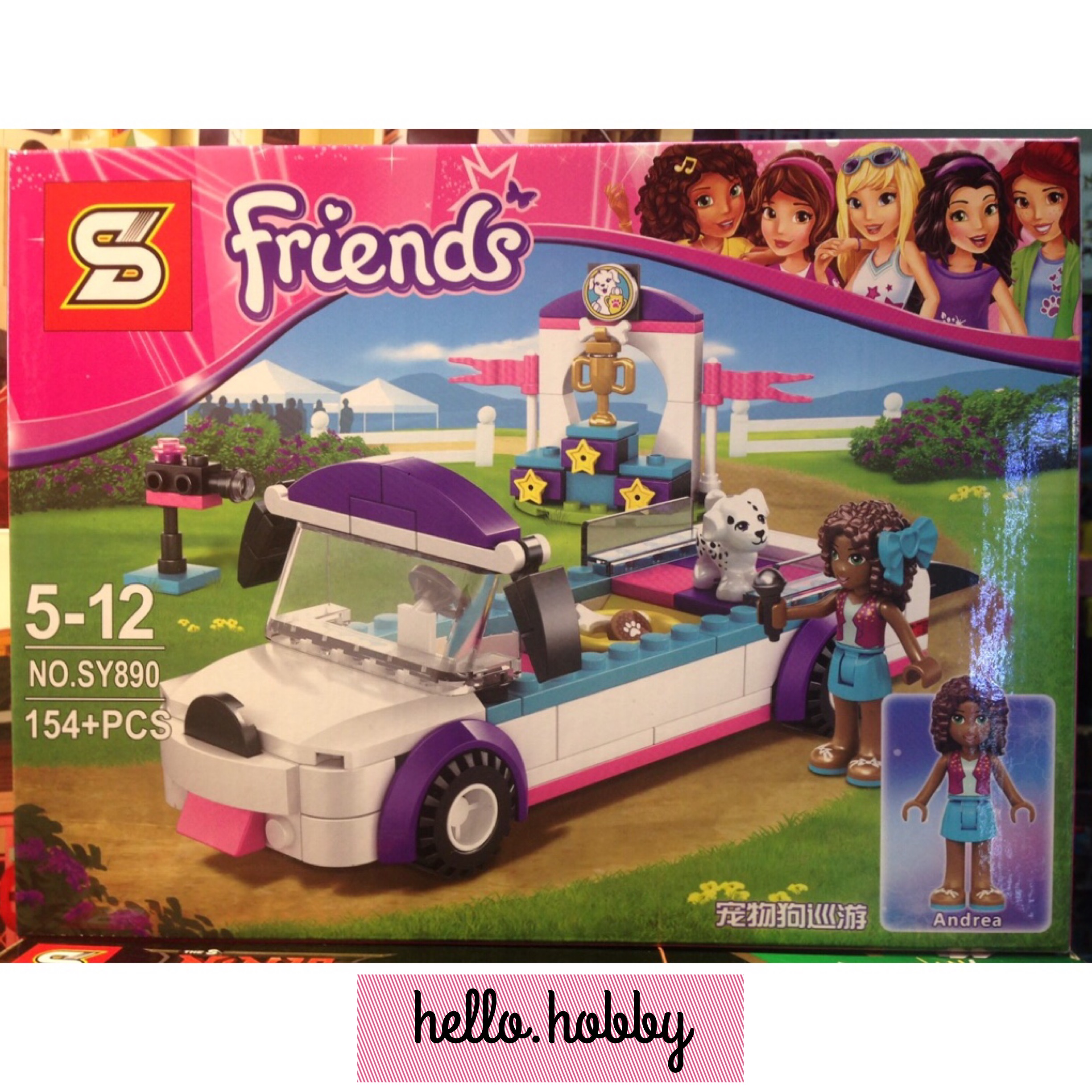 SY890 Friends Puppy Parade 154pcs