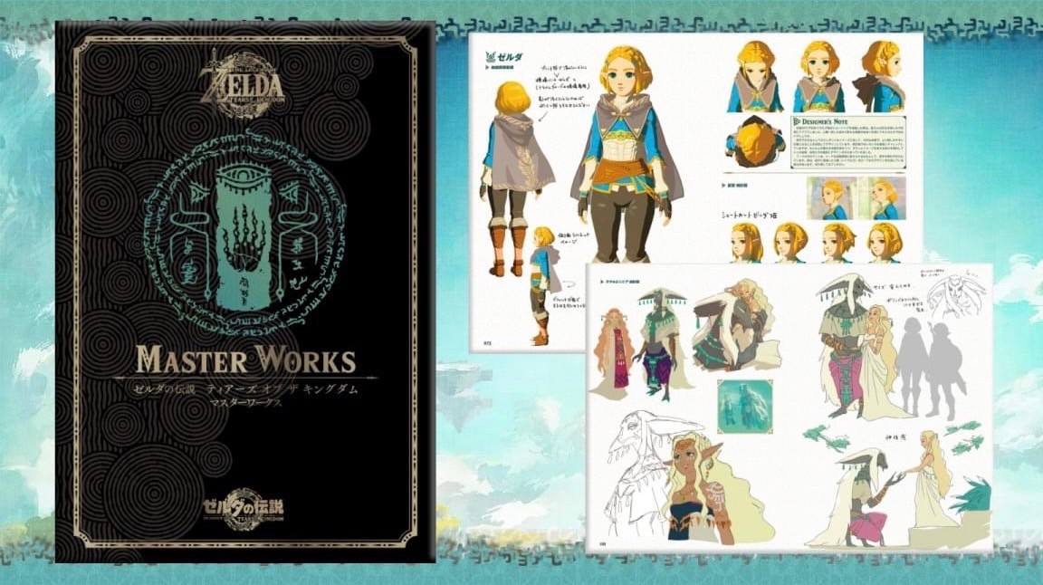 Pre-order : The Legend of Zelda: Tears of the Kingdom Master Works Official Design Art Book by Nintendo