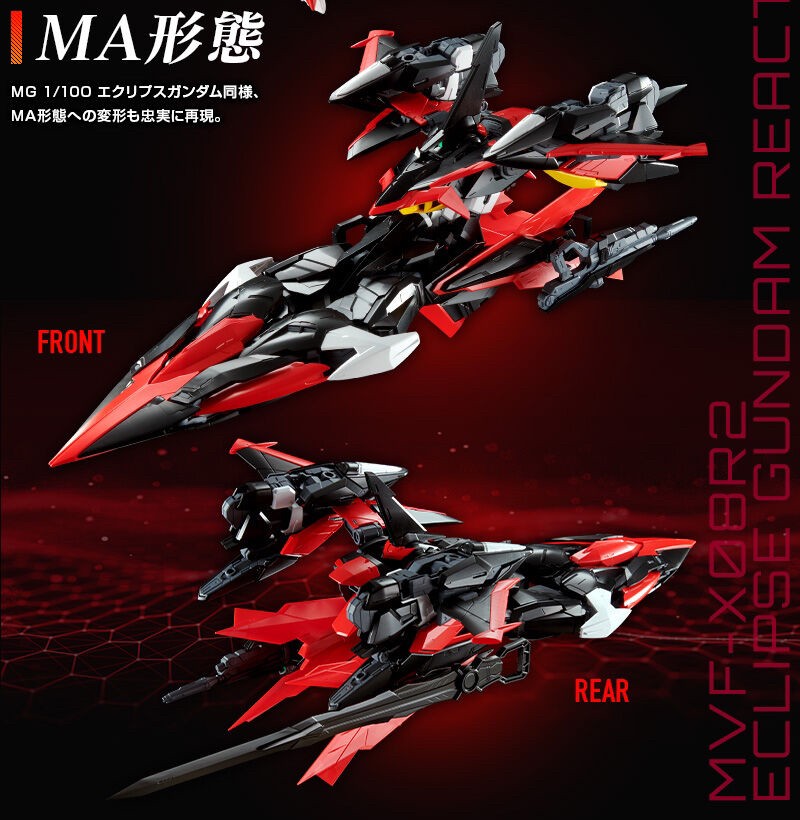 PRE-ORDER : MG 1/100 Eclipse Gundam Reactor 2 Plastic Model