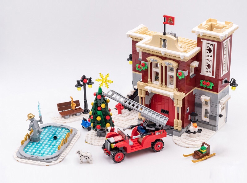 Lepin 36014 Winter Village Fire Station 1306pcs