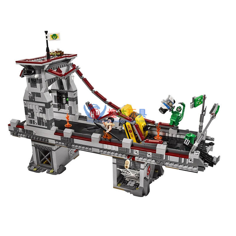 SY840 Heroes Assemble Spider man Web Warriors Ultimate Bridge Battle 1,179pcs