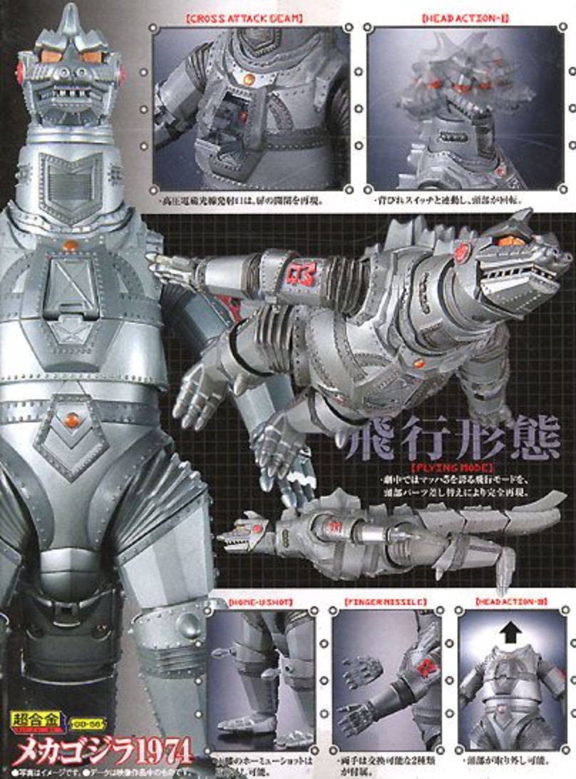 CHOGOKIN GD-56 MechaGodzilla 1974 by Bandai