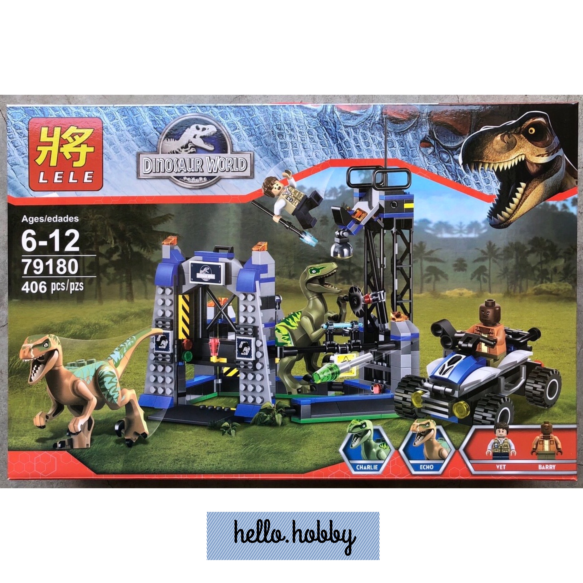 Lele 79180 Raptor Escape 406pcs