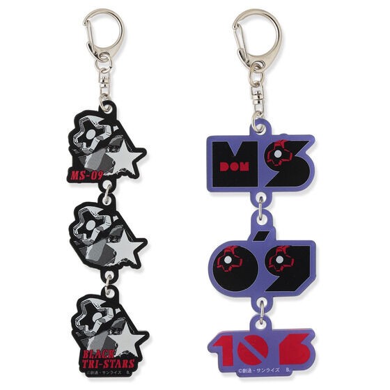PRE-ORDER : Mobile Suit Gundam Dom's Day Item Triple Acrylic Charm