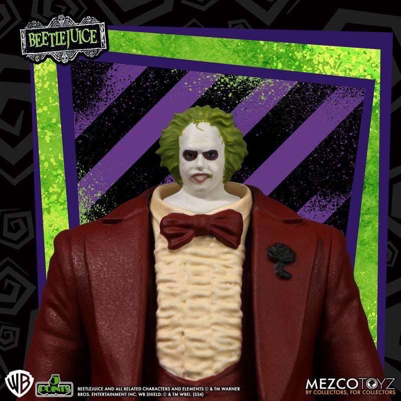 Pre-order : 5 Points Beetlejuice Set by Mezco Toyz