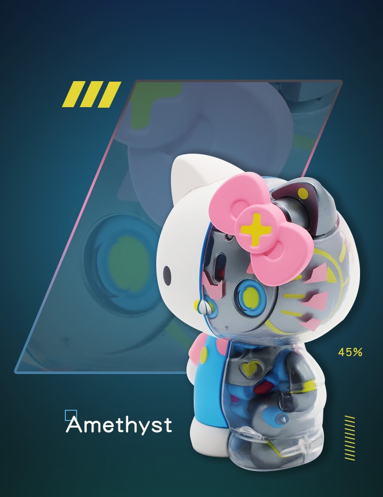 Mecha Hello Kitty Vol.01 Series Blind Box by Lam Toys (Set of 6+1)