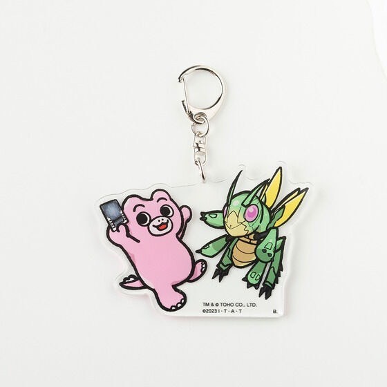 PRE-ORDER : Kamen Rider Gotchard x Chibi Godzilla's Counterattack Acrylic Keychain (5 types)