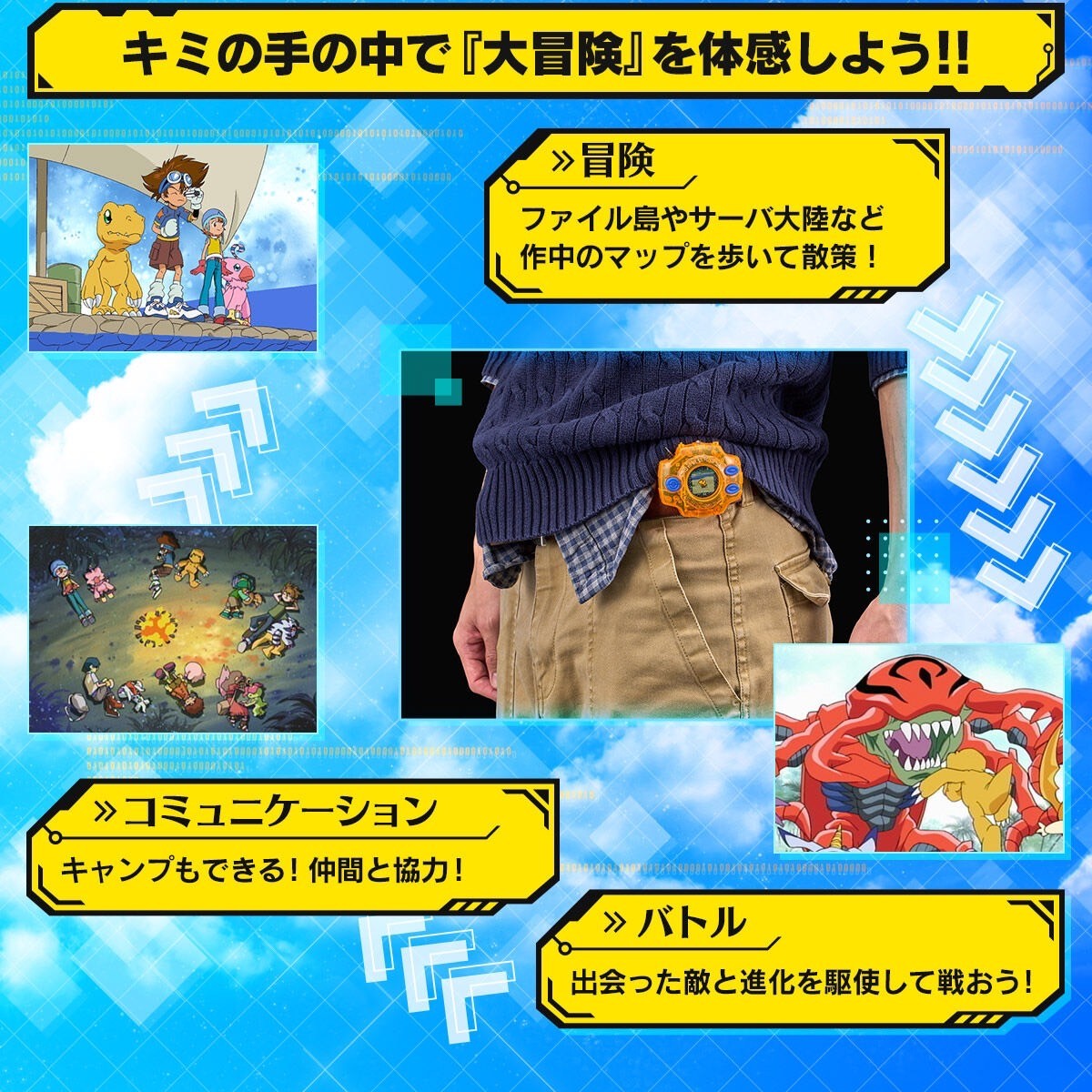 PRE-ORDER : Digimon Adventure Digivice -25th COLOR EVOLUTION- DX Set Taichi Yagami / Yamato Ishida Color