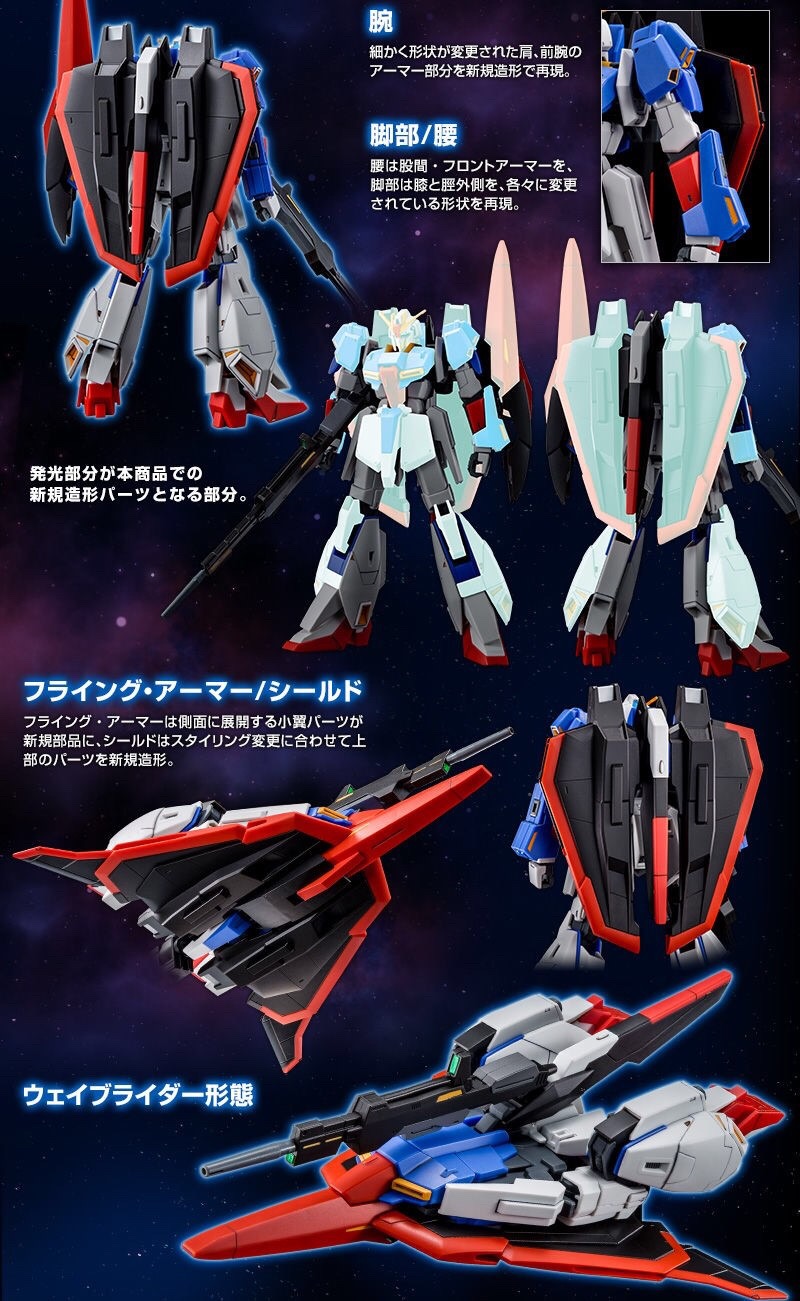 PRE-ORDER : HG 1/144 ZETA GUNDAM [U.C.0088] PLASTIC MODEL