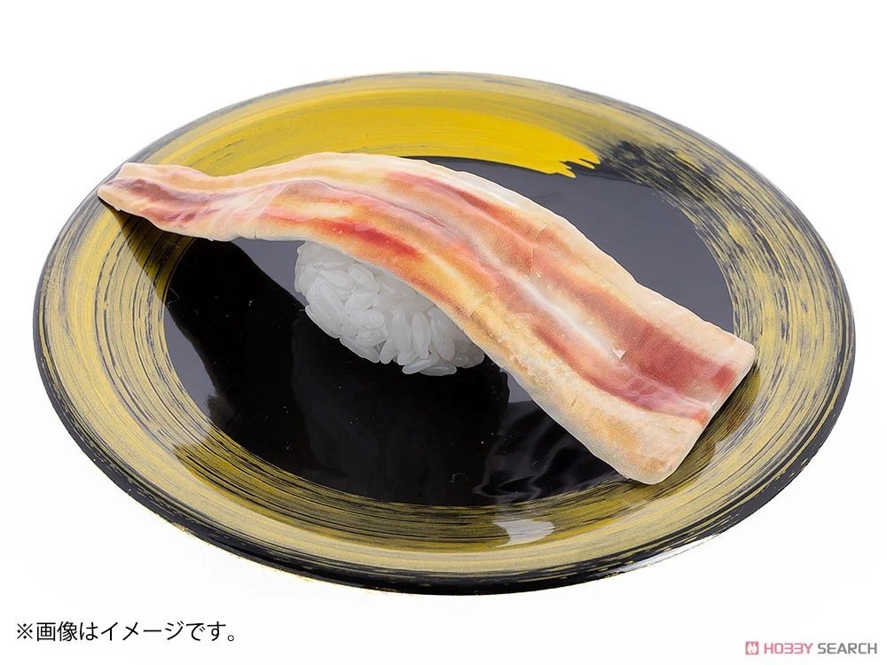 Pre-order : 1/1 Scale Gyoza / Anago Sushi / Squid Sushi Plastic Model Kit by Syuto Seiko