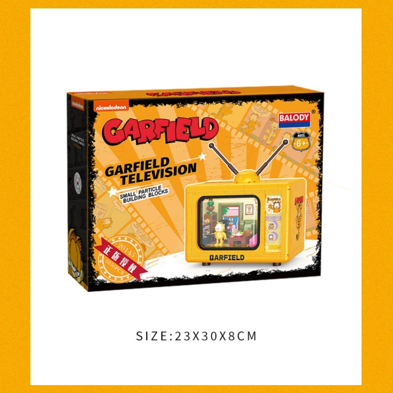 Balody 20145 Garfield Television 1056pcs (มีไฟ)