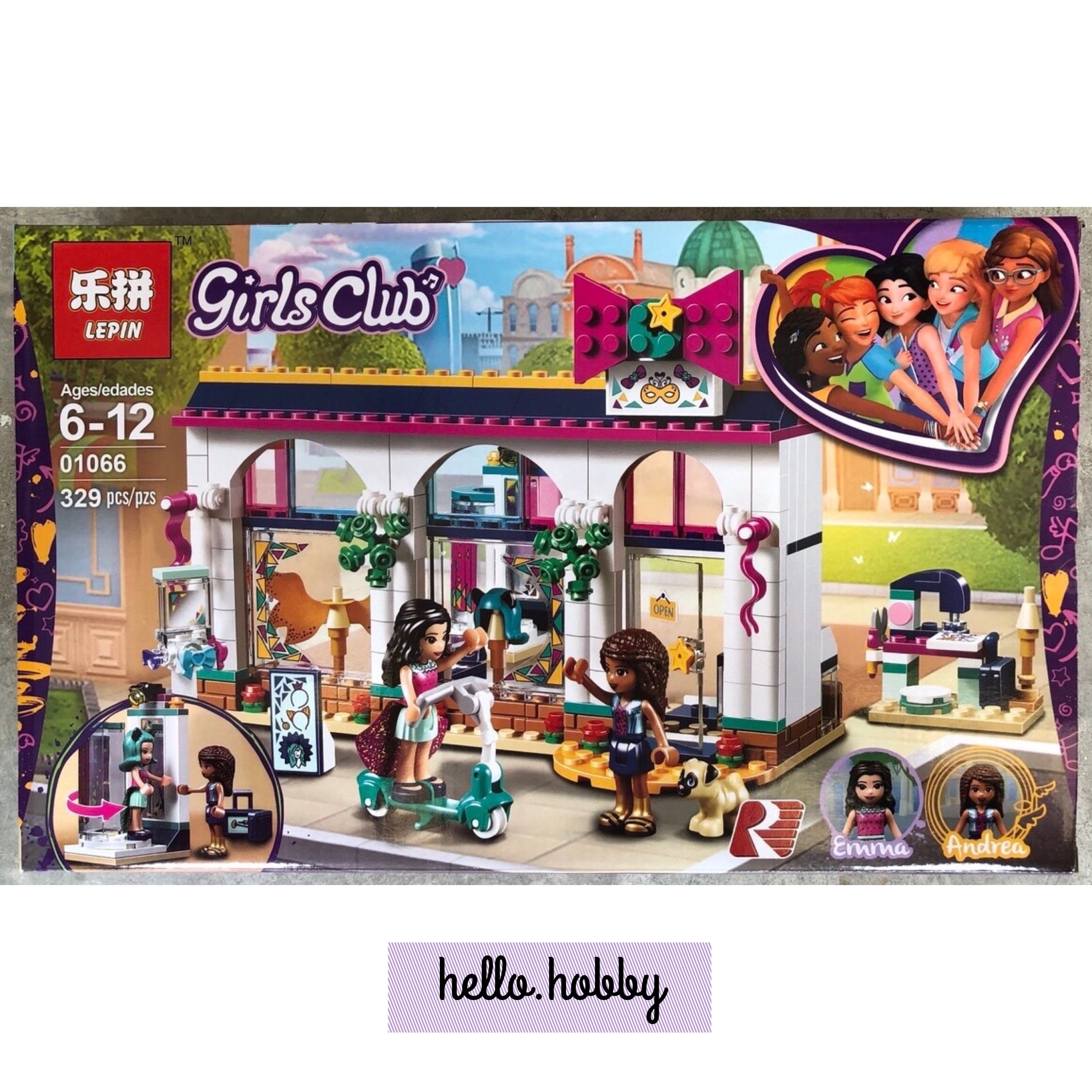 Lepin 01066 Friends Andrea's Accessories Store 329pcs