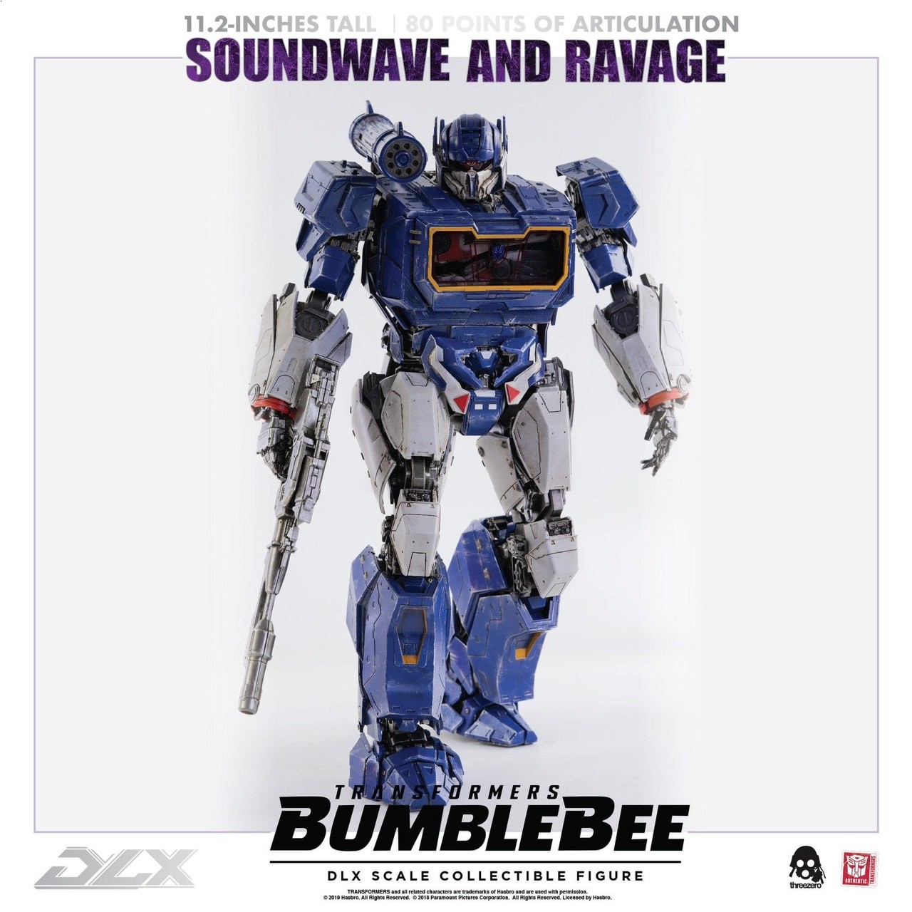 Pre-order : Transformers BUMBLEBEE DLX Soundwave and Ravage by ThreeZero (Reissue)