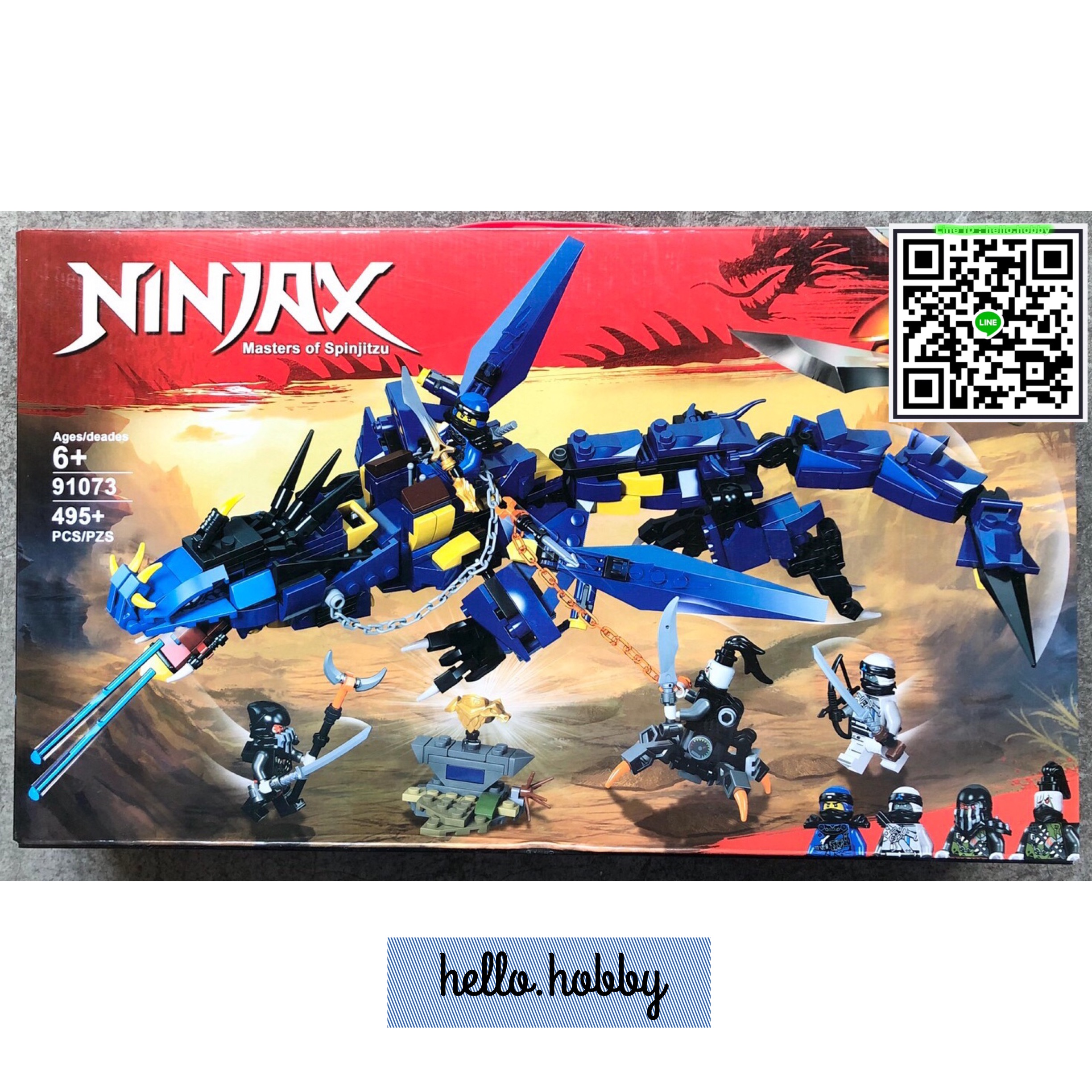91073 Nijago Stormbringer 495pcs