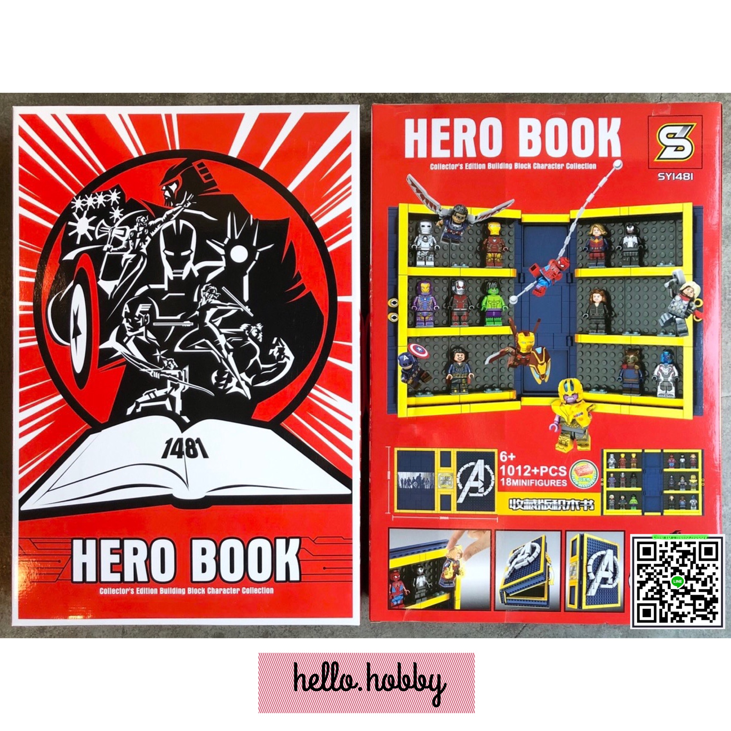Sy 1481 Avengers Hero Book 1012pcs