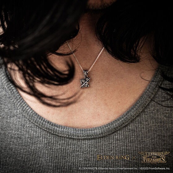 PRE-ORDER : ELDEN RING x LEATHERS AND TREASURES Lance's Talisman Necklace