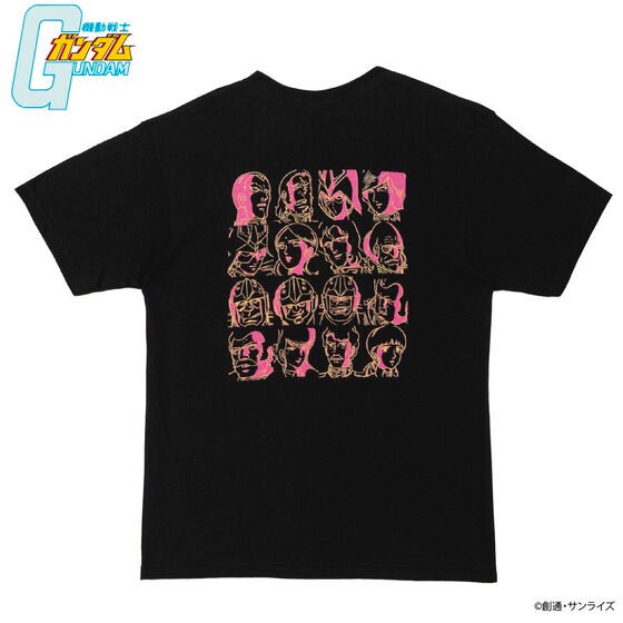PRE-ORDER : Mobile Suit Gundam Face Design Short Sleeve T-shirt