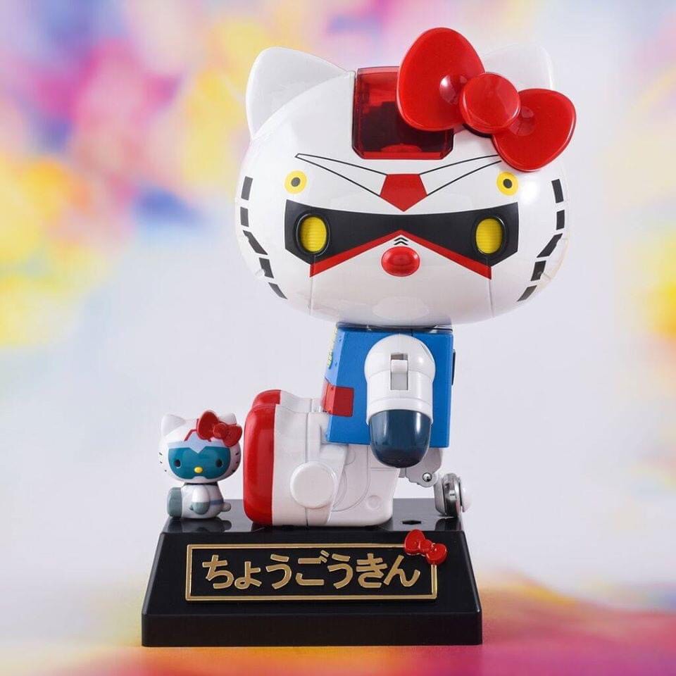 CHOGOKIN RX-78-2 Gundam x Hello Kitty by Bandai