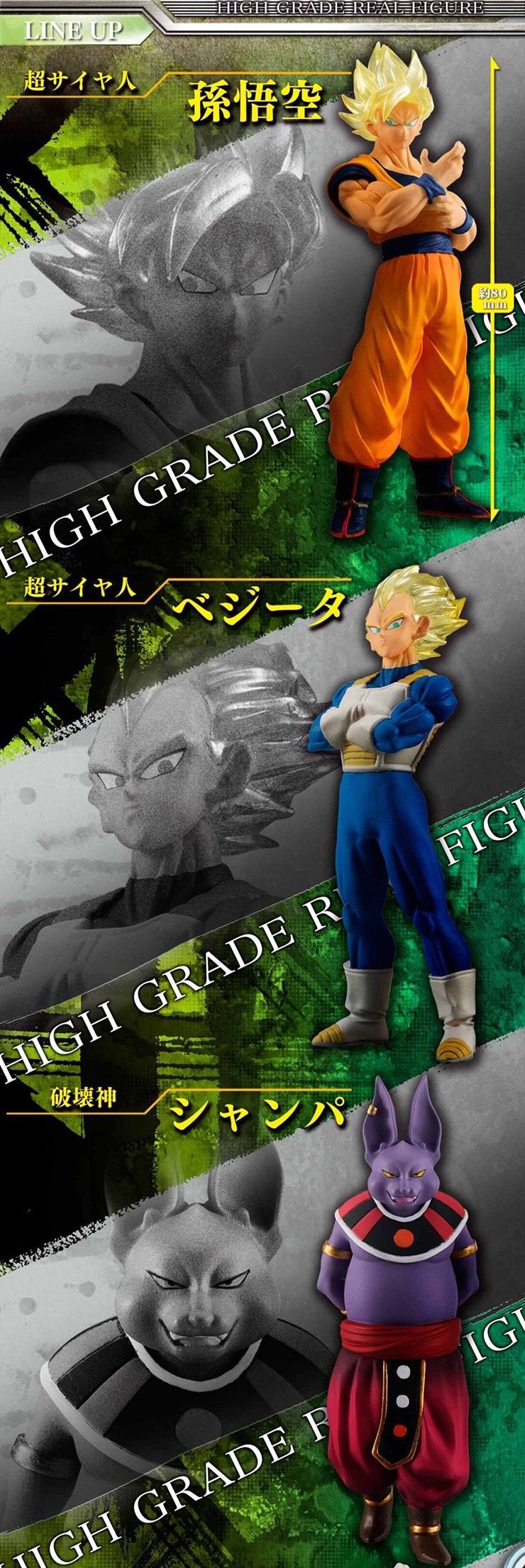 PRE-ORDER : HG DRAGON BALL SUPER THE 6TH UNIVERSE PVC FIGURE