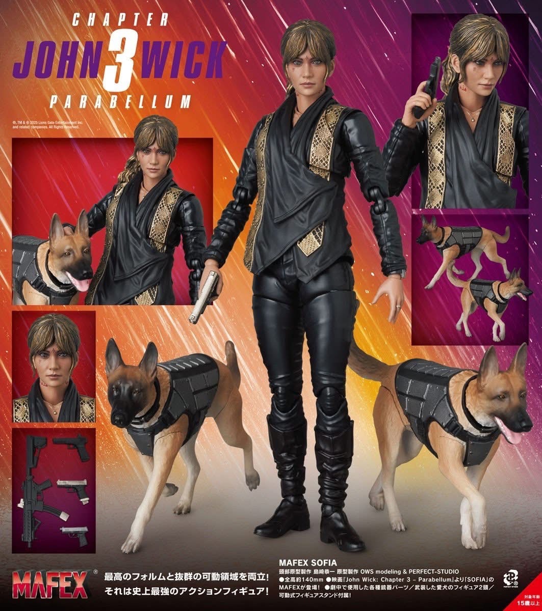 Pre-order : MAFEX Sofia (John Wick: Chapter 3 - Parabellum) by Medicom Toy
