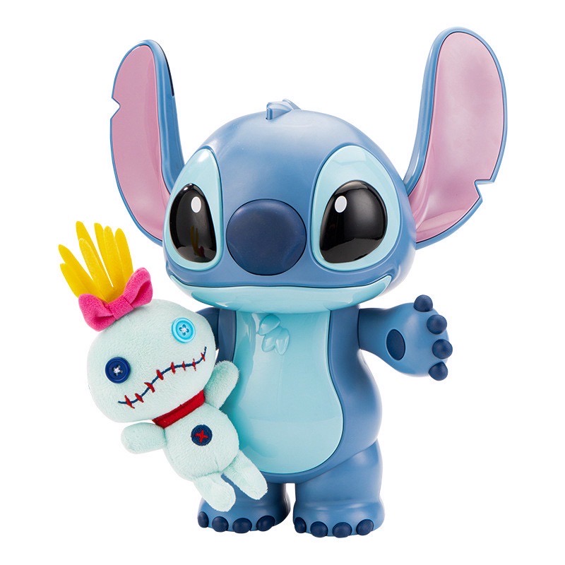 กระปุกออมสินสติทช์ลิขสิทธิ์แท้ - Disney - Stitch - Electric Piggy Bank + Scrump Magnet Pouch Series