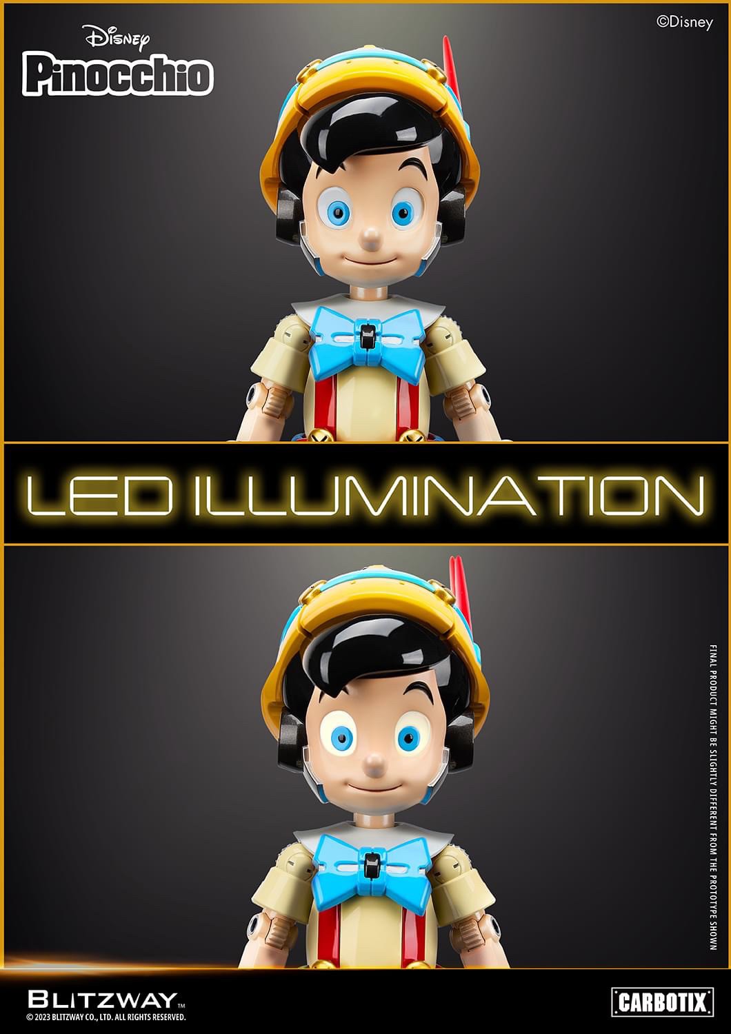 Pre-order : CARBOTIX Disney Characters Series Minnie Mouse / Goofy / PINOCCHIO by Blitzway x 5Pro Studio