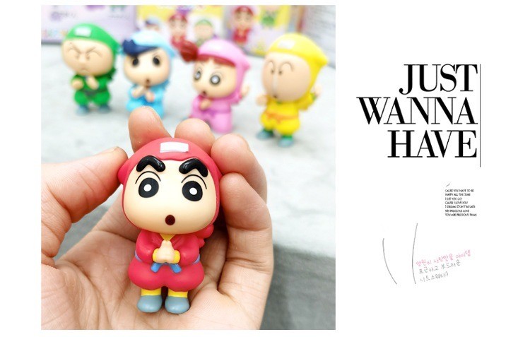 โมเดล Crayon Shinchan - Mononoke Ninja Chinpuden narabundesu (Set of 5)
