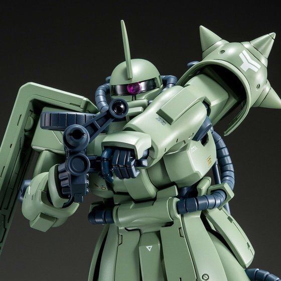 PRE-ORDER : MG 1/100 MS-06F-2 ZAKU II F2 (NEUEN BITTER USE) PLASTIC MODEL