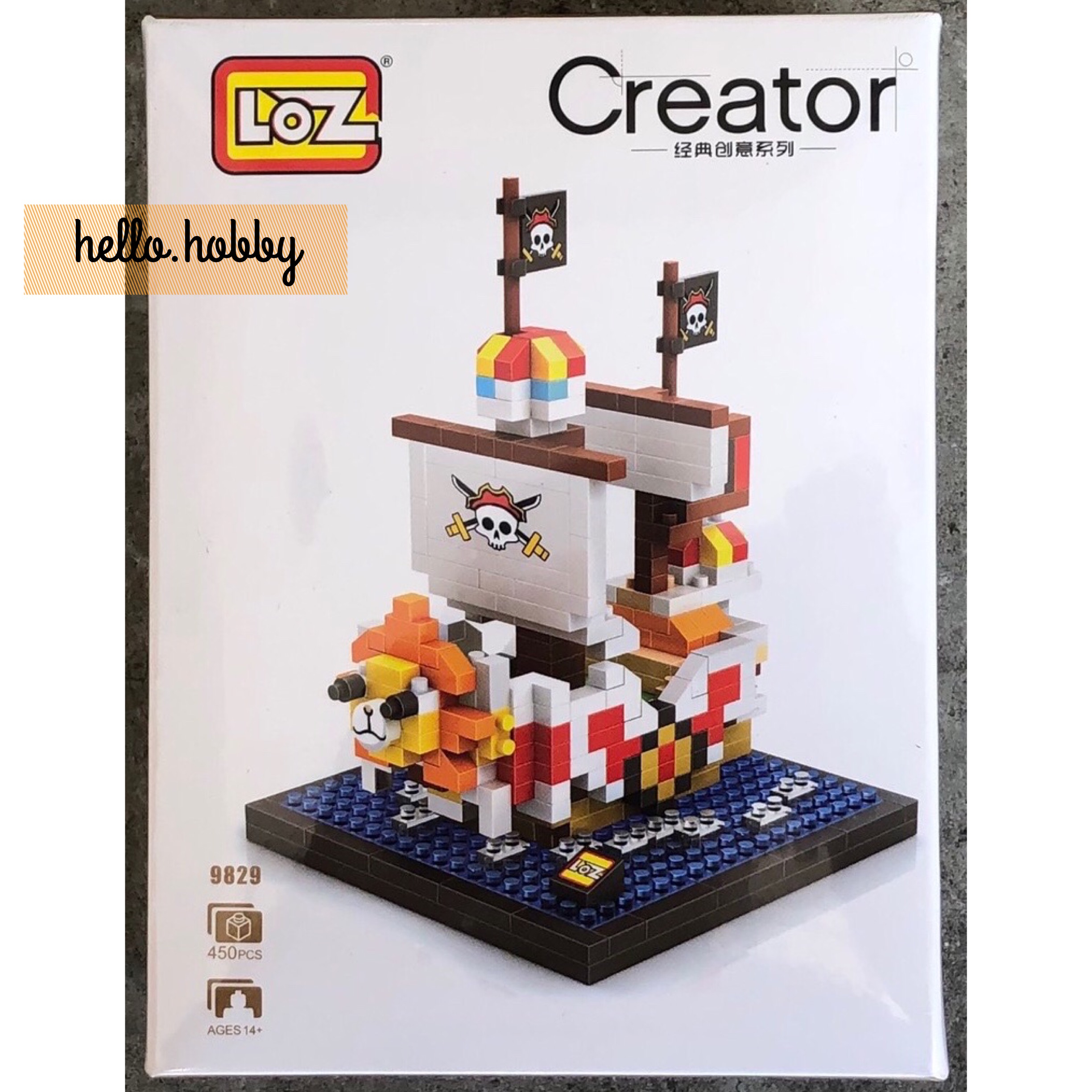 LOZ 9829 One Piece Thousand Sunny 450pcs