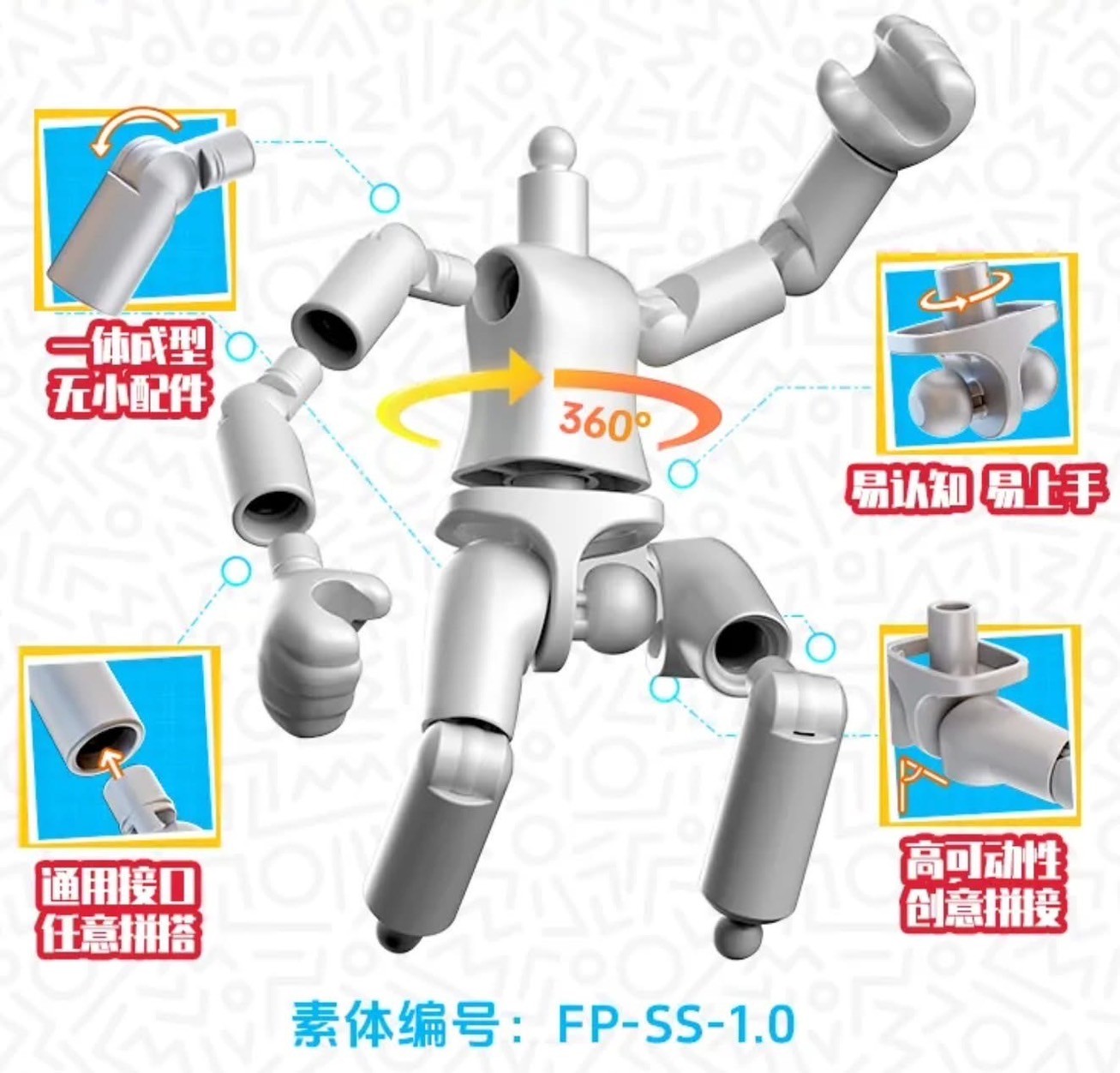 Pre-order : Blokees preCOOL Series Sesame Street The Magic Edition Plastic Model Kit (Set of 4) by Buluke Blokess Bloks