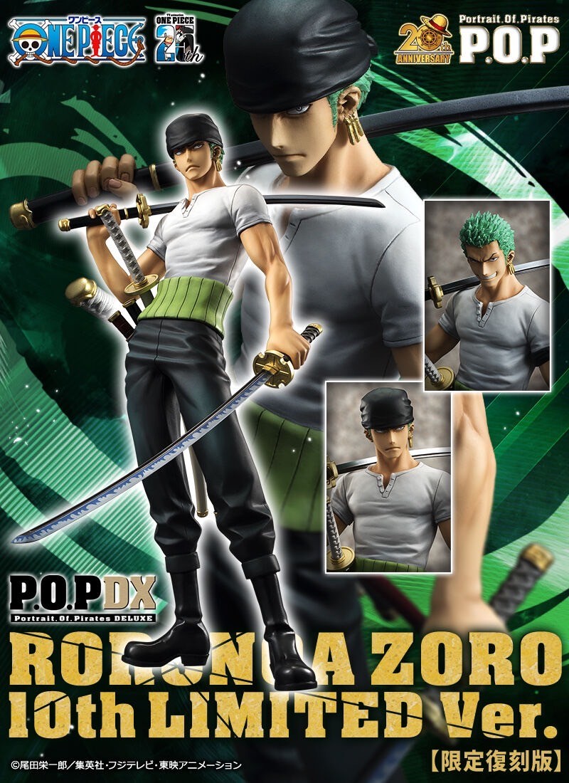 PRE-ORDER : Portrait.Of.Pirates One Piece NEO-DX Roronoa Zoro 10th Limited Ver.
