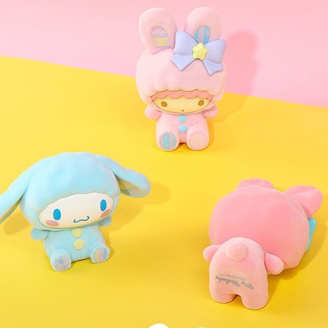 Sanrio Characters Rabbit Flocking Series by Miniso (Set of 6)
