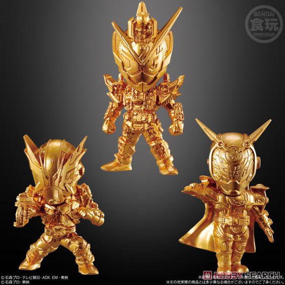ฟิกเกอร์ Kamen Rider Gold Figure vol. 01 by Bandai (Set of 16)