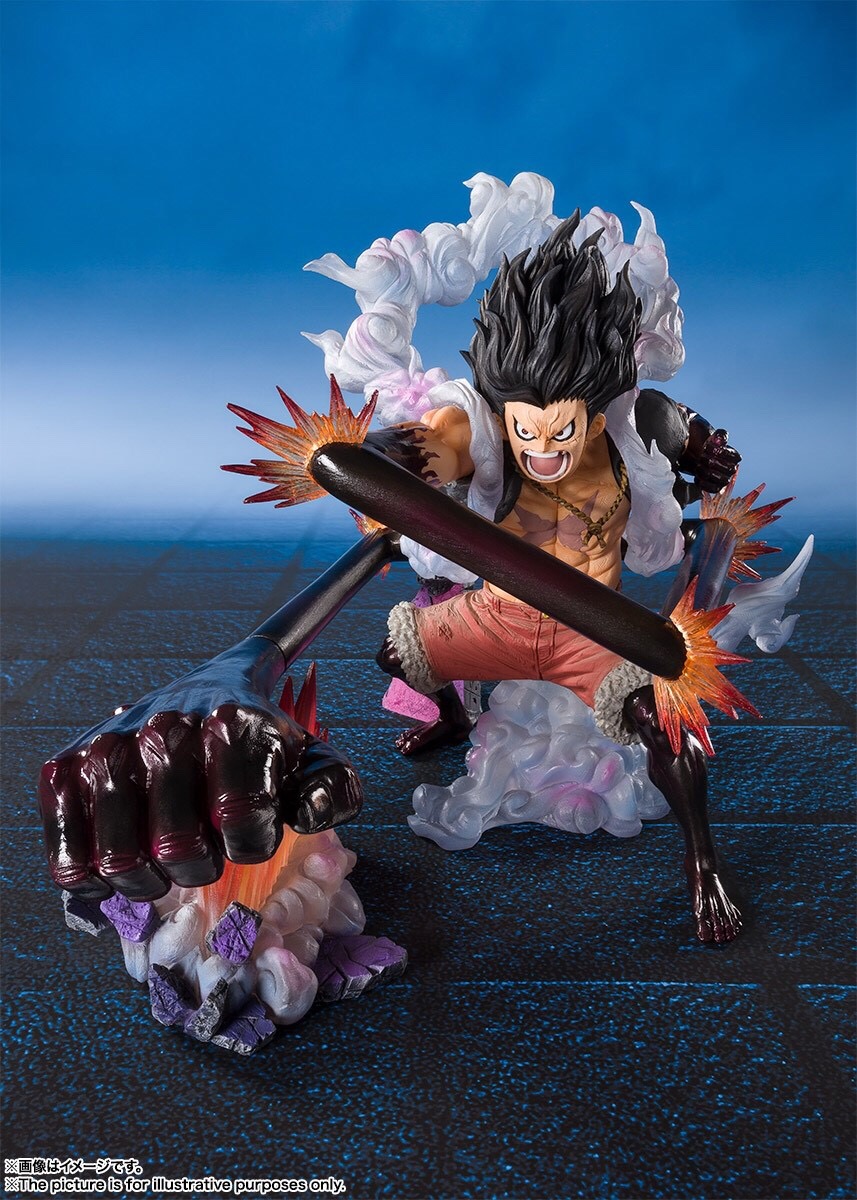Pre-order : FIGUARTS ZERO ONE PIECE - MONKEY D. LUFFY GEAR 4 - SNAKEMAN KING COBRA - PVC FIGURE