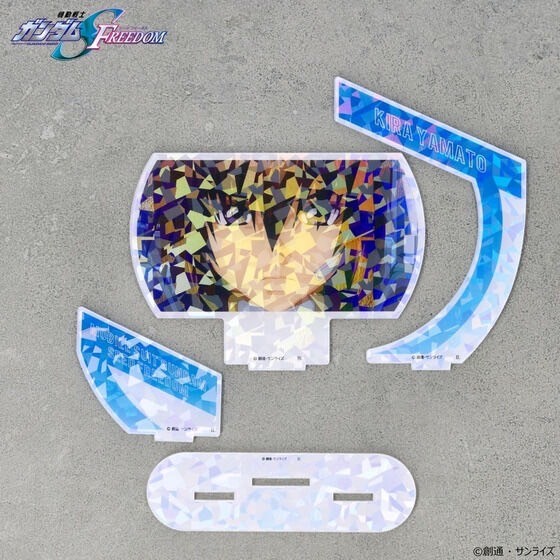 PRE-ORDER : Mobile Suit Gundam SEED FREEDOM Kira・Cagalli River Day Series Hologram Acrylic Stand (2 types in total)