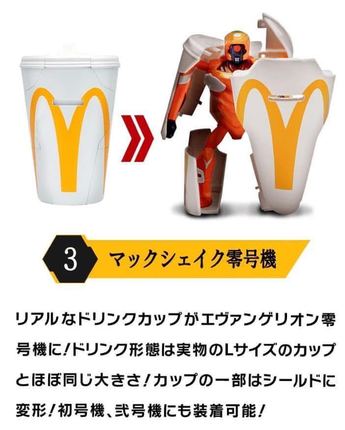 ฟิกเกอร์ *Limited Campaign* McDonald‘s Evangelion Value Set by McDonald’s Japan x Neon Genesis Evangelion (Lot JP)