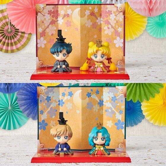 PRE-ORDER : Petit Chara! Bishoujo Senshi Sailor Moon Hina Matsuri “Usagi & Sato Ver.” “Haruka & Michiru Ver.” Set