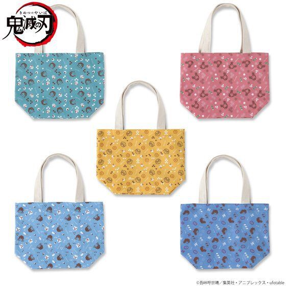 PRE-ORDER : Demon Slayer: Kimetsu no Yaiba Motif Overall Pattern Lunch Tote