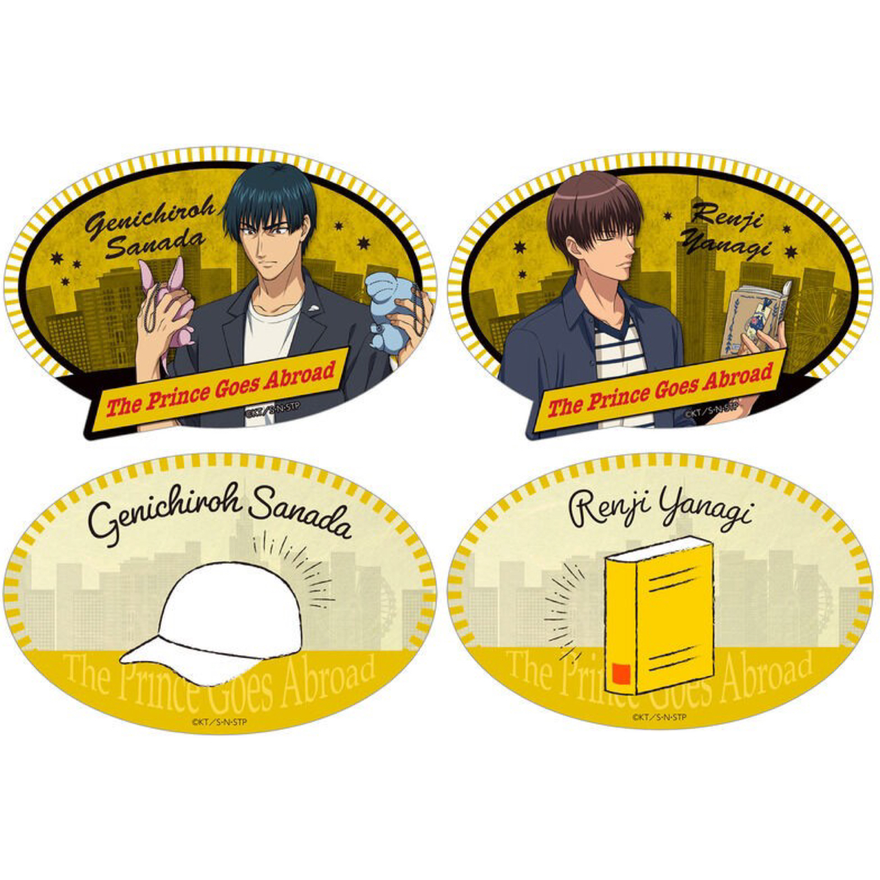 PRE-ORDER : The Prince of Tennis Abroad Luggage Sticker Set